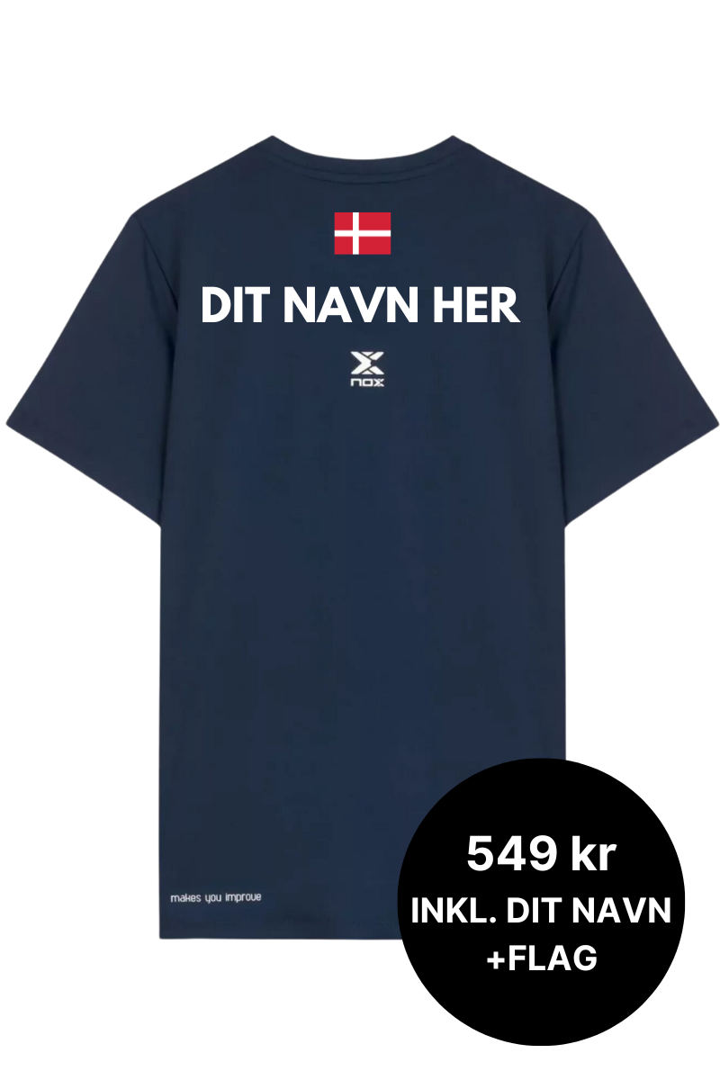 NOX Team T-shirt Navy - Spiller t-shirt med navn