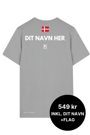 NOX Team T-shirt - Grå - Spiller t-shirt med navn