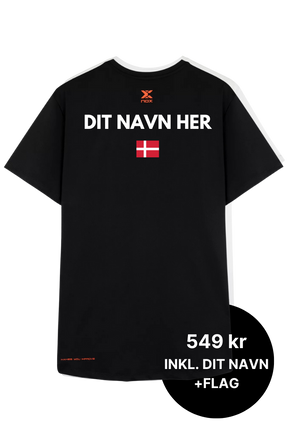 NOX Team T-shirt Sort - Spiller t-shirt med navn