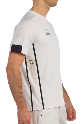 Bullpadel Borni - Officiel Premier Padel T-shirt - Hvid