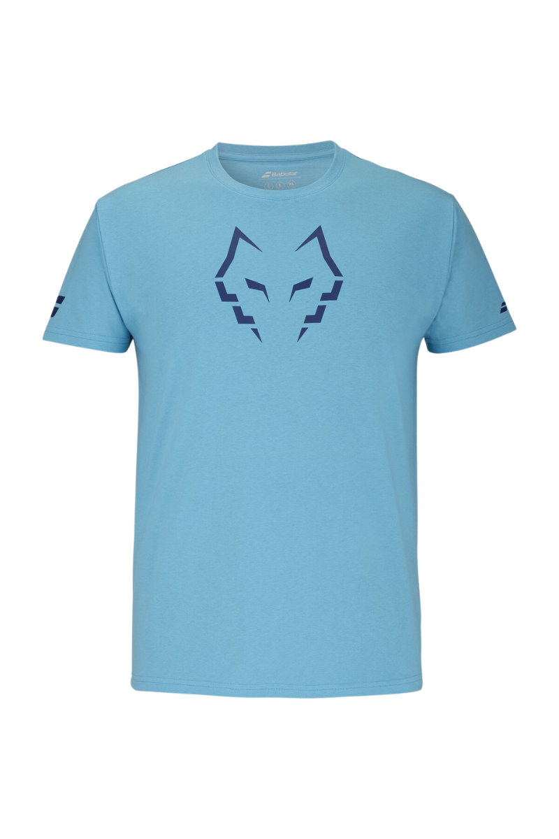 Babolat Cotton T-shirt - Juan Lebrón - Cyan Blue