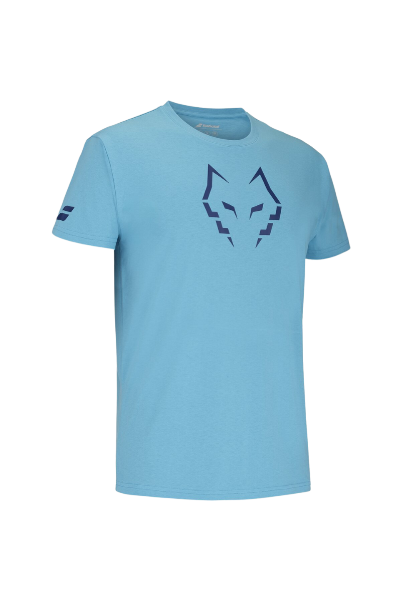 Babolat Cotton T-shirt - Juan Lebrón - Cyan Blue